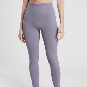 Athleta  Salutation Stash High Rise 7/8 Legging Dove | Size XS